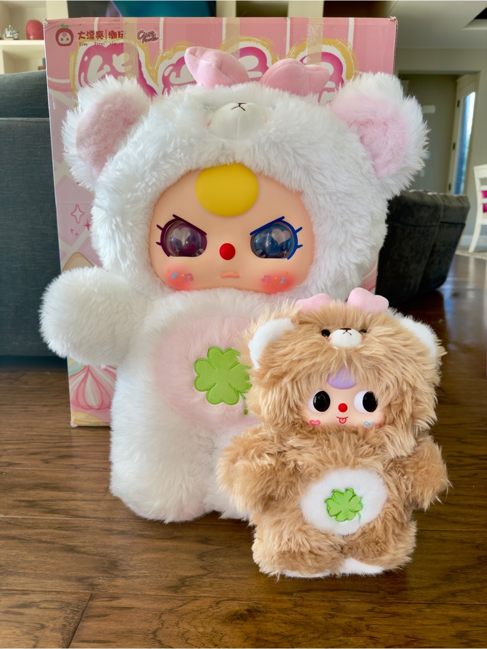 Giant Baby Three 1000% Mama Bear Plush & 400% Baby Cub